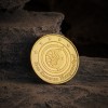 22KT 4 GRM Peacock Design Gold Coin -916 